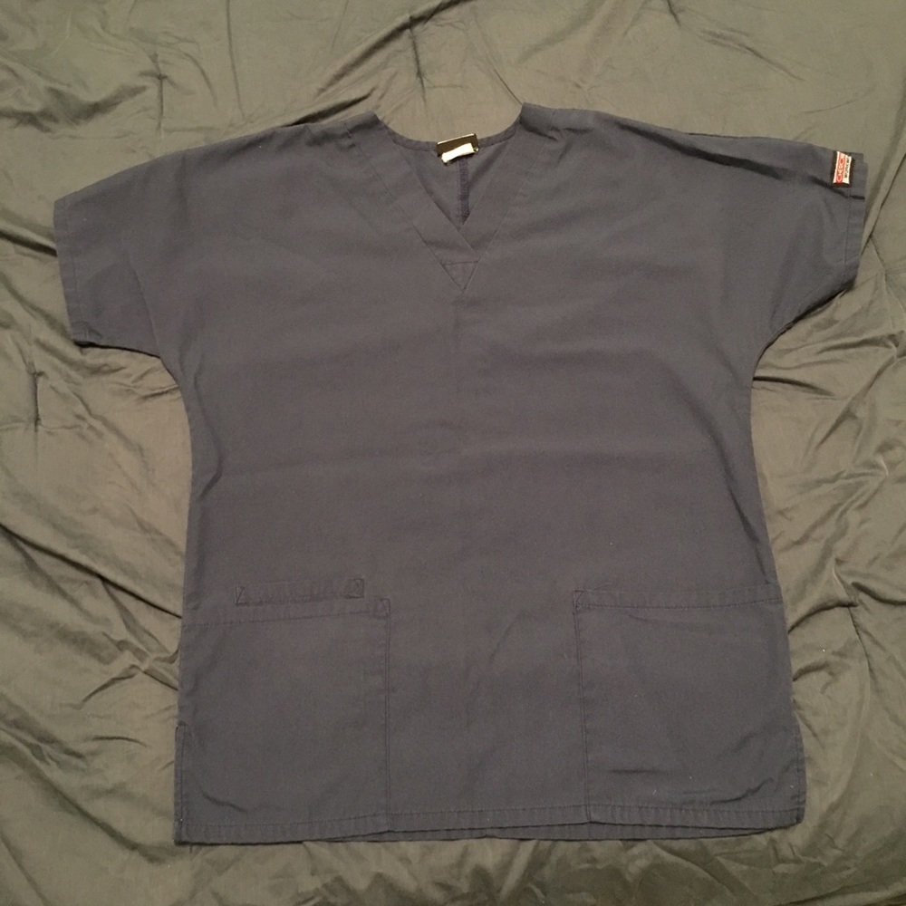 Blue scrubs